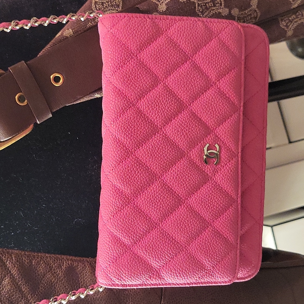 SOLD 🛑Chanel Matte Pink WOC